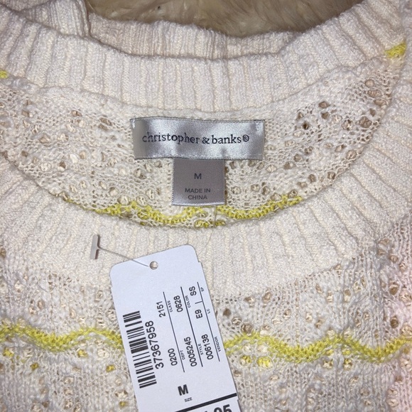 NWT Christopher & Banks Sweater, Size: Medium - Picture 3 of 6